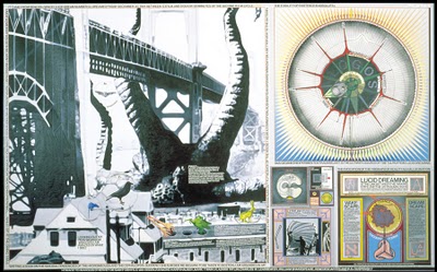 Картина «It Came from Beneath Space», Paul Laffoley, 1993